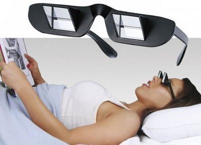 prism bed reading glasses