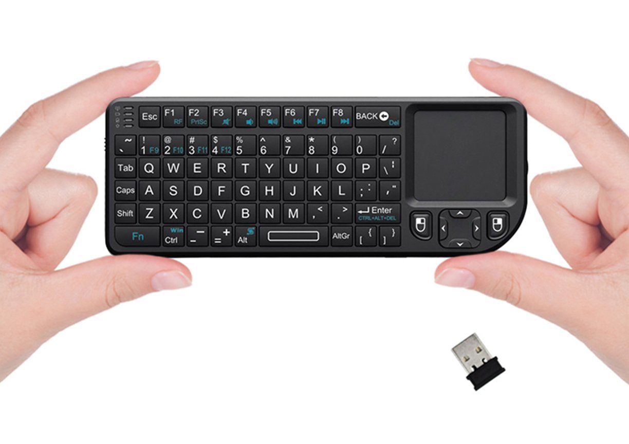 wireless mini keyboard with touchpad