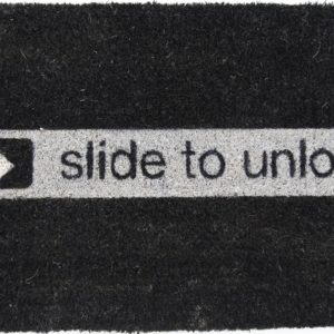 Slide to Unlock Doormat