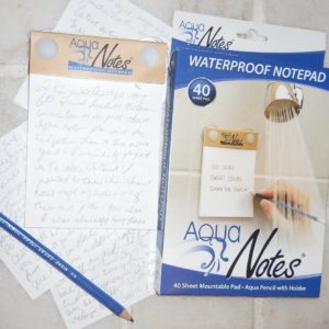 Waterproof Shower Notepad