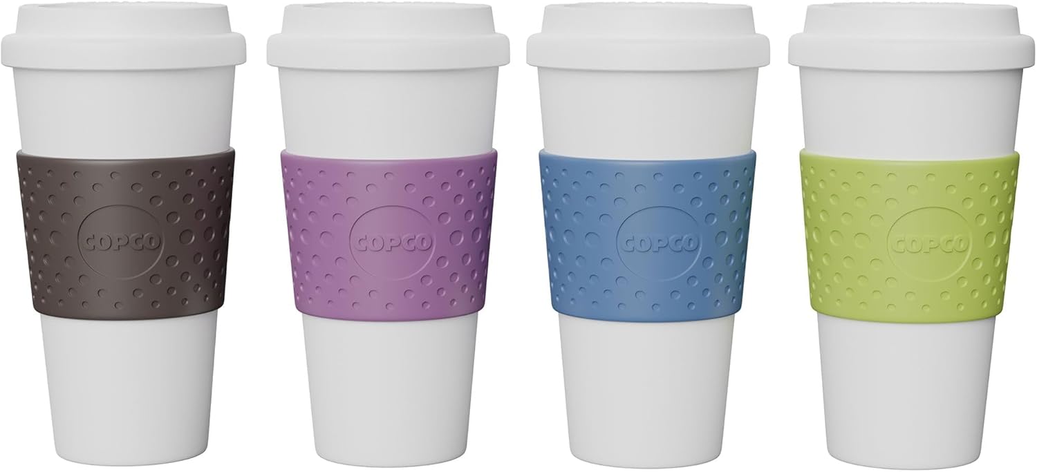 Copco Acadia 4-Pack Travel Mugs Microwave Safe Set