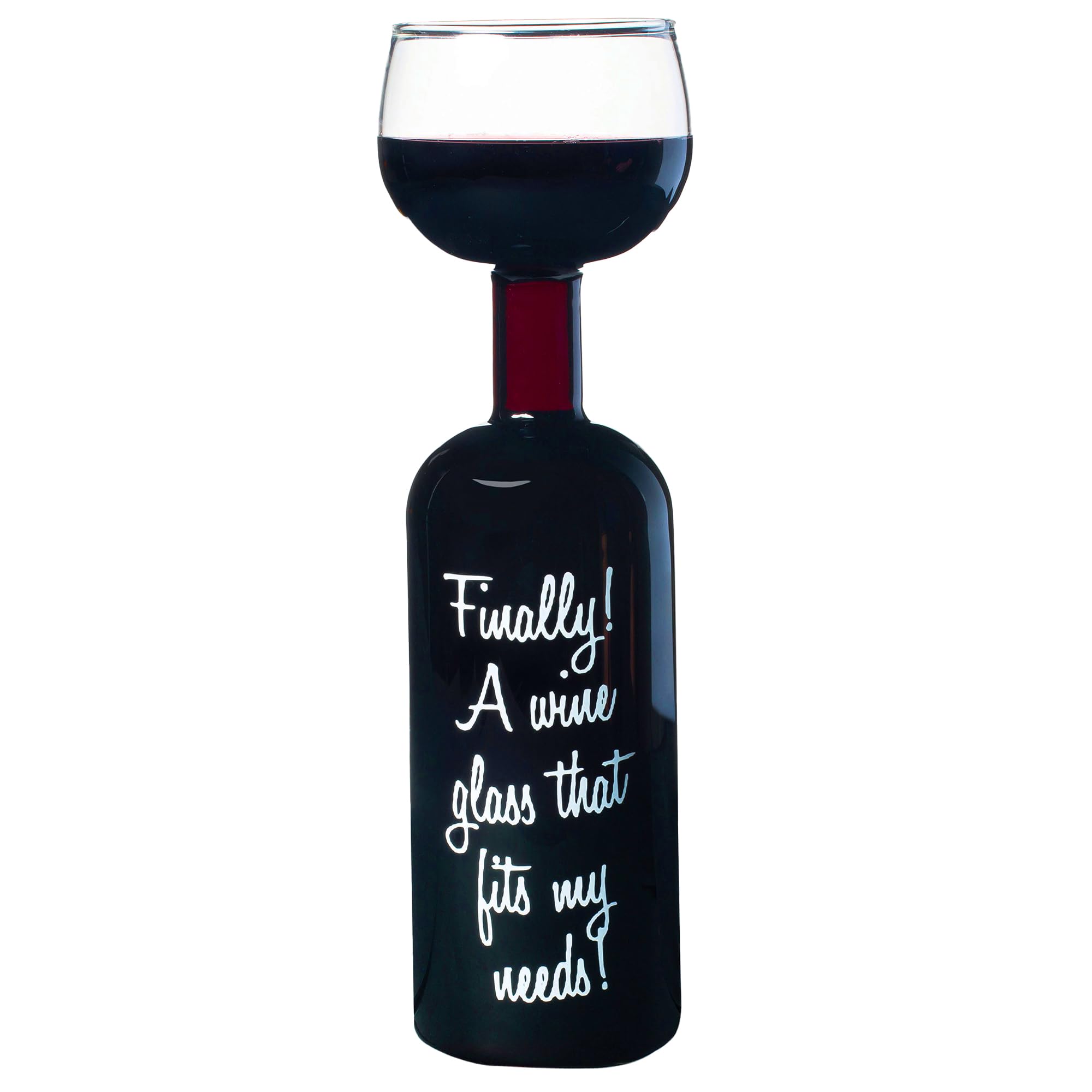 BigMouth Inc Ultimate Wine Bottle Glass holds full 750ml bottle of wine